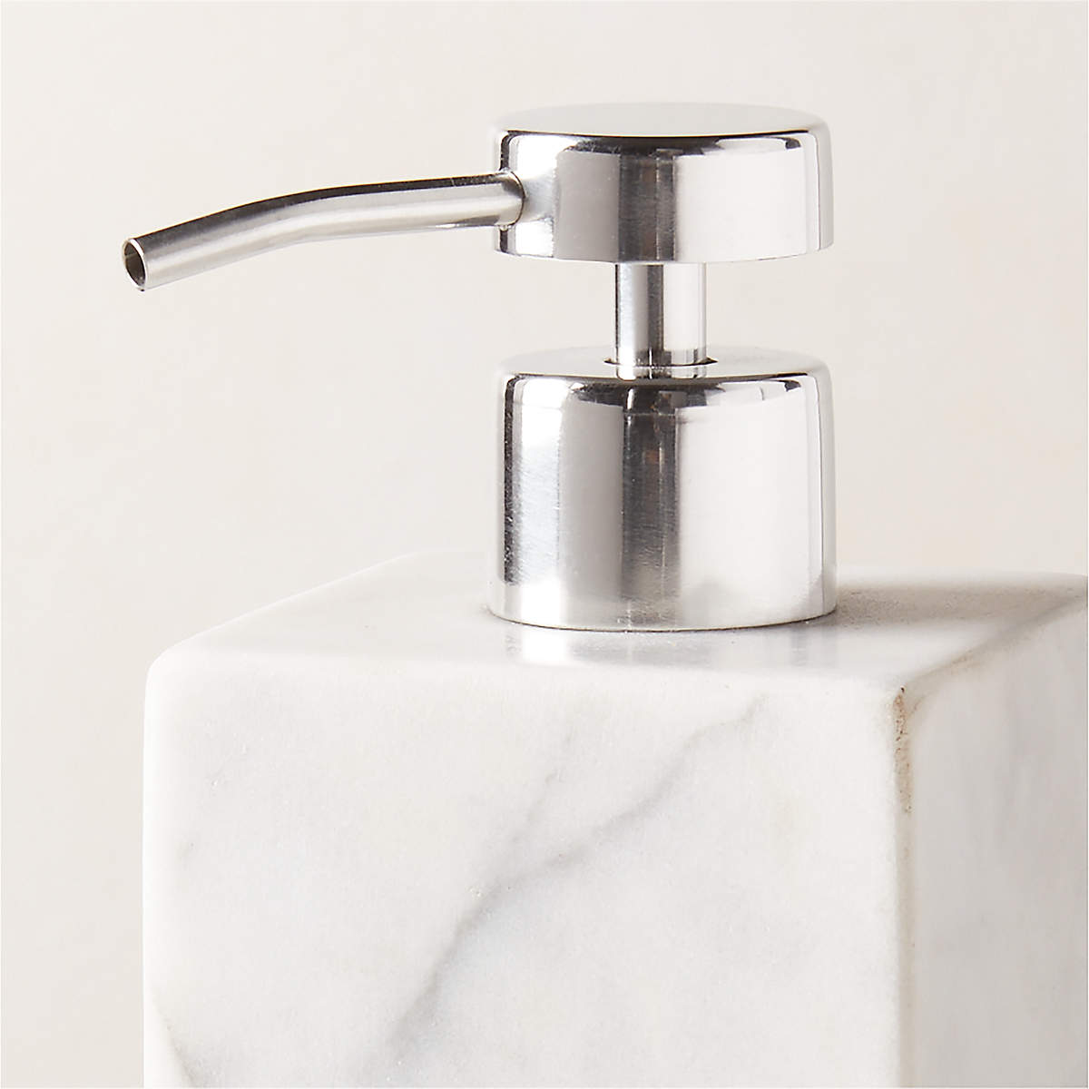 White Marble Soap Dispenser