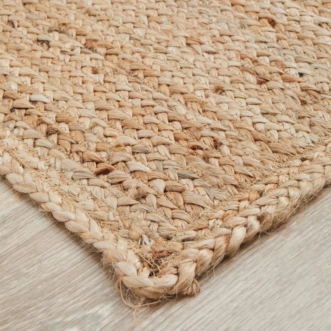 Natural Jute Braided Area Rug