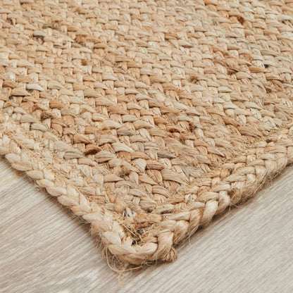 Natural Jute Braided Area Rug