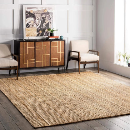 Natural Jute Braided Area Rug