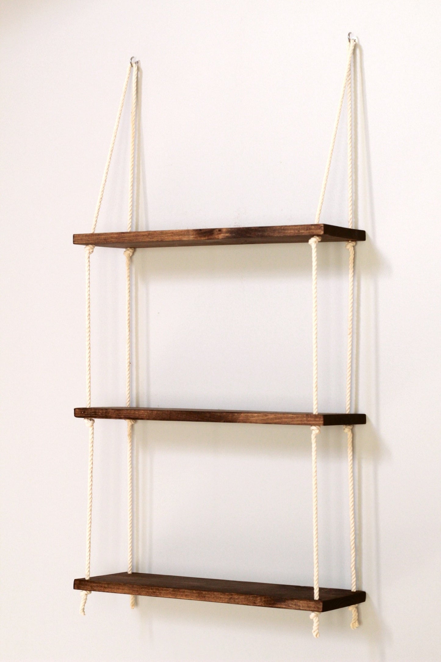 3 Tiered Wooden Wall Hanging Shelf