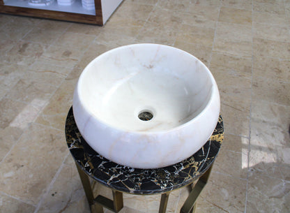 The Minimalist Round Marble Wash Basin