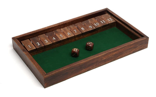 Shut The Box Wooden Game