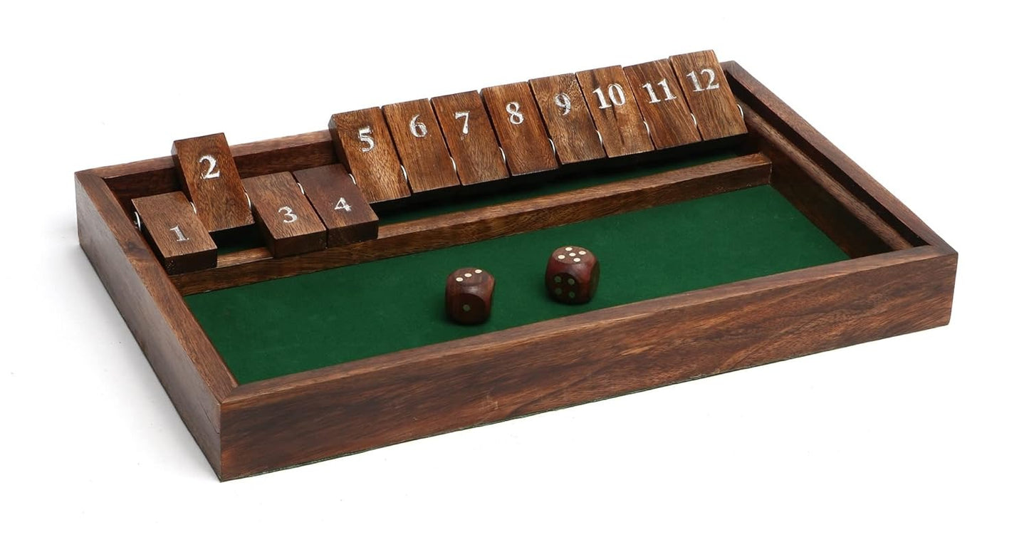 Shut The Box Wooden Game