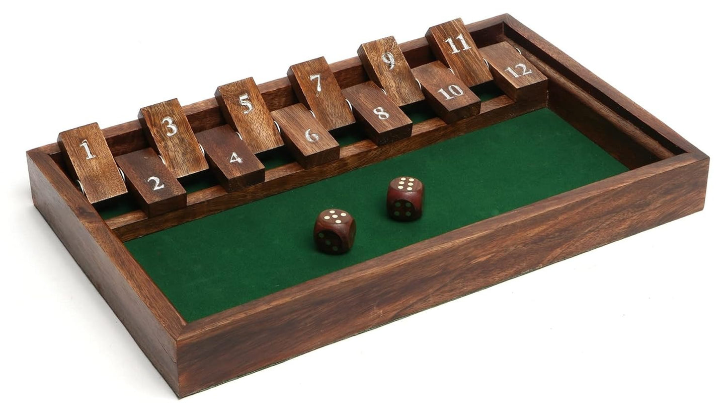 Shut The Box Wooden Game