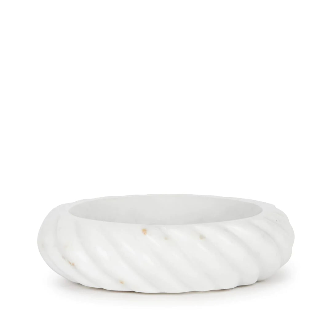 The Cruller Marble Twisted Bowl