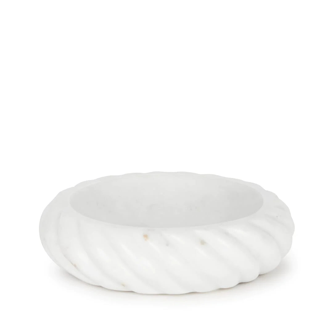 The Cruller Marble Twisted Bowl