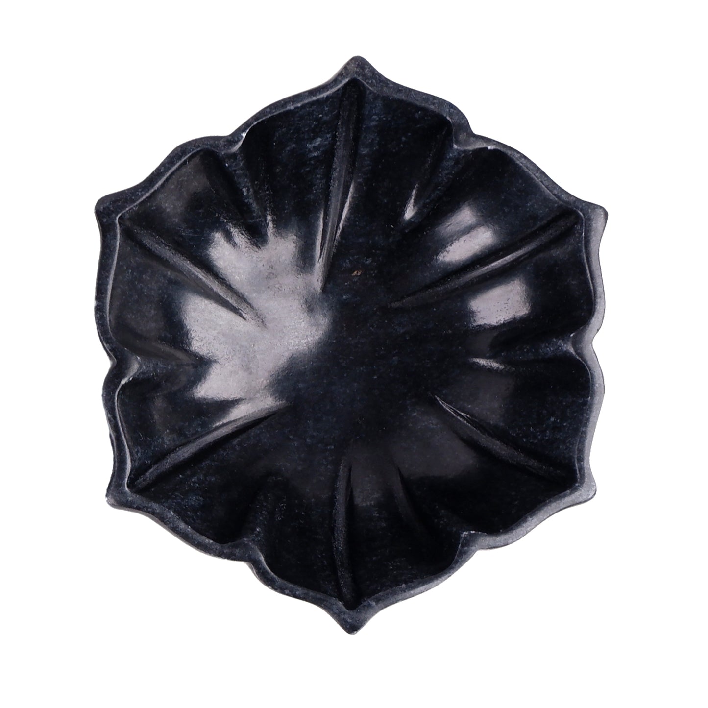 Black Lotus Marble Bowl