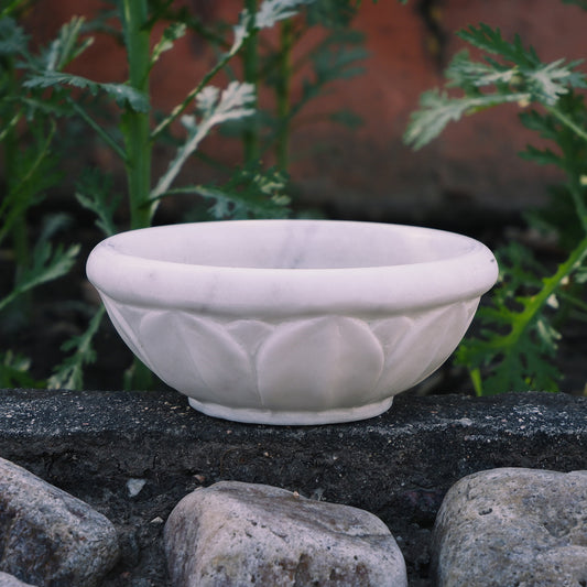 Leaf Marble Decorative Bowl