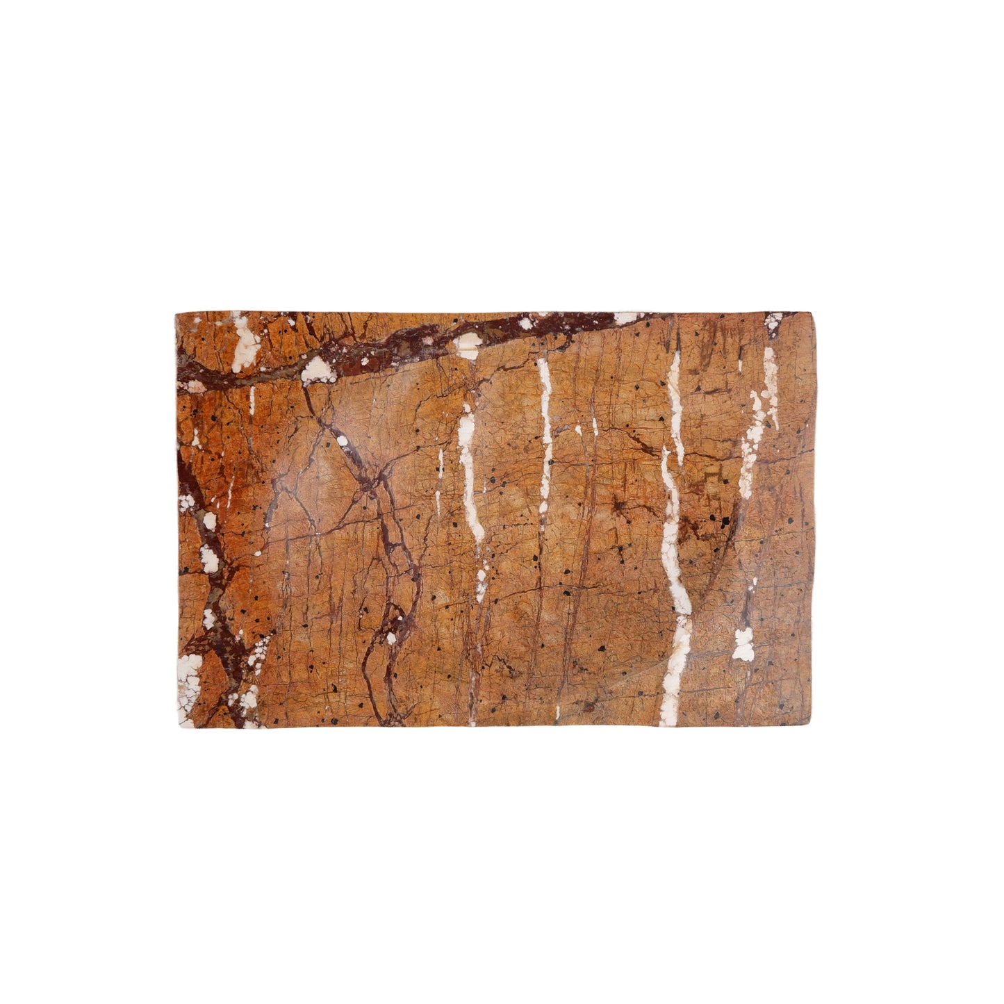 Brown Emperador Bathroom Storage Set of Marble