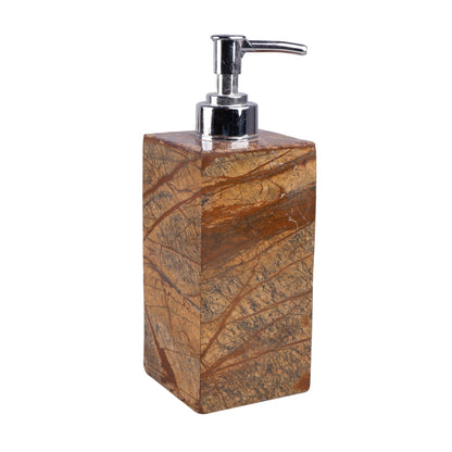 Brown Emperador Bathroom Storage Set of Marble