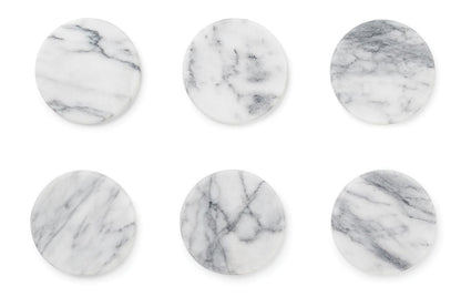 Designer White Marble Coasters