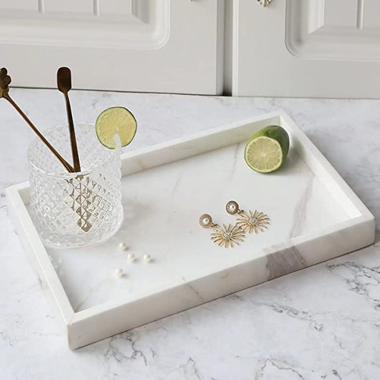 Rectangular Basic Marble Tray