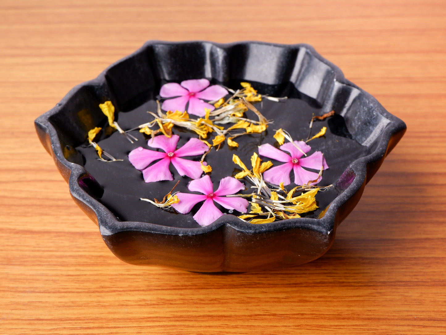 Black Lotus Marble Bowl