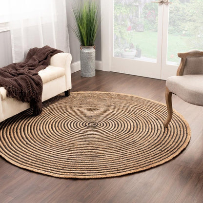 Natural Handmade Boho Jute Rug