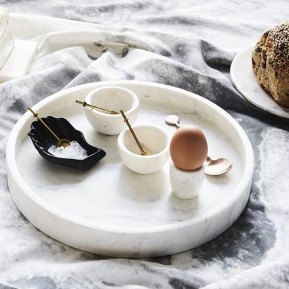 Kitchen Marble Round Tray