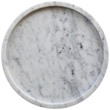 Kitchen Marble Round Tray