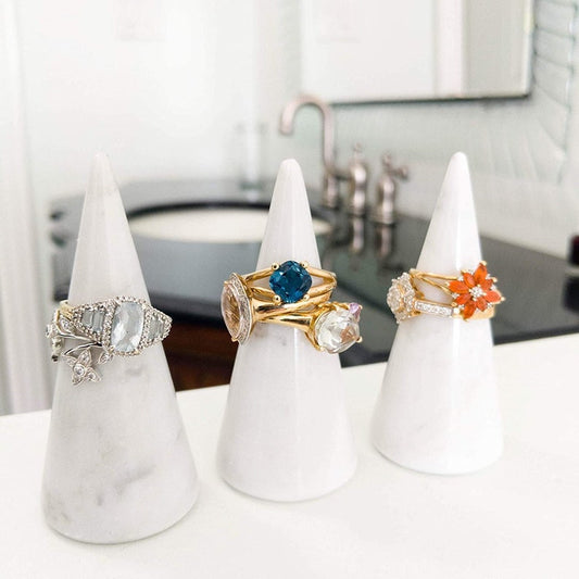 Marble Ring Holder Cones