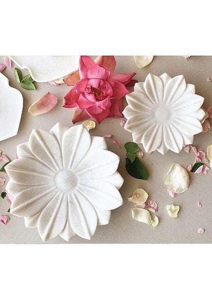 Marble Lotus Flower tray