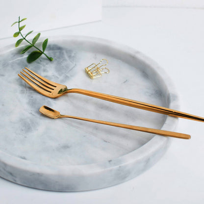 Kitchen Marble Round Tray