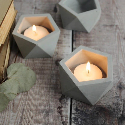 Concrete Tealight Candle Holder