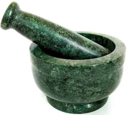 Green Mortar and Pestle Set