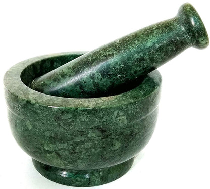 Green Mortar and Pestle Set